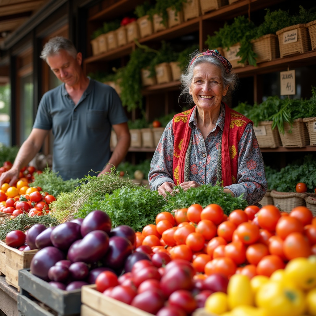 Produse locale la piață