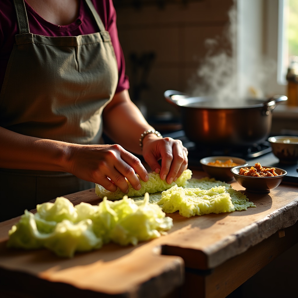 Preparare tradițională a mâncării românești