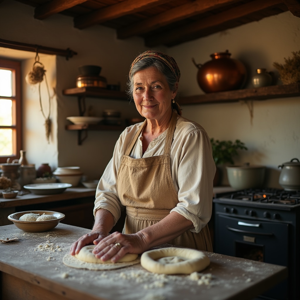 Pregătire tradițională în bucătărie